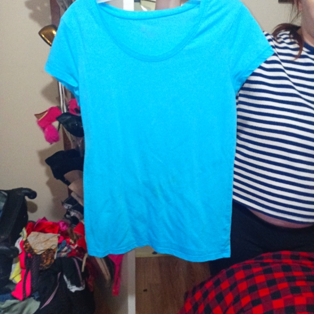 Medium plain blue shirt